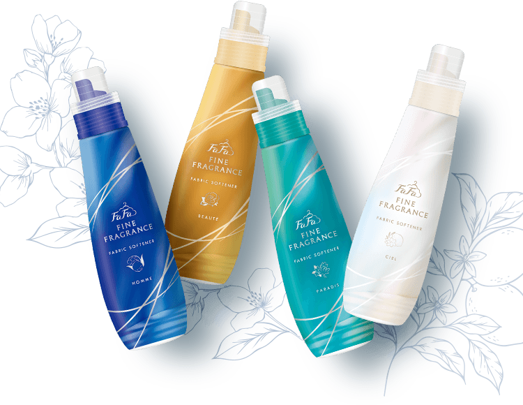 Fine Fragrance fabric softener lineup