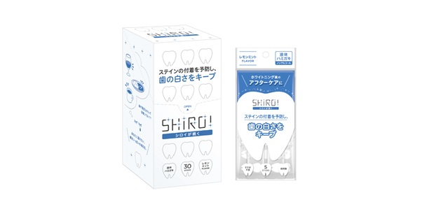 ステインの付着を防ぎ、歯の白さをキープする 新ブランド「SHIROI」 25年9月上旬より流通限定にて販売開始
