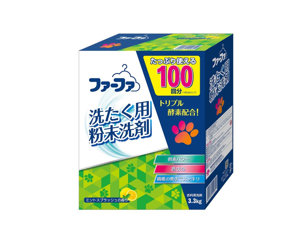 ファーファ 衣料用粉末洗剤 ミントスプラッシュ (レギュラータイプ)